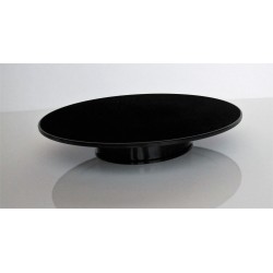 Draaiplateau "Large" 12inch (+/- 30,5 cm) met zwart oppervlak
